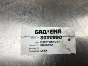 Liebherr Pompe d’injection de carburant D9408